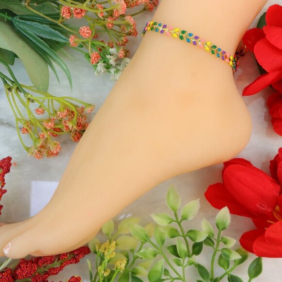 "New Beautiful Design Anklet for Women/Girls, Gift, A646 - Picture 10 of 10